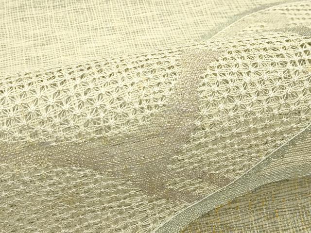 平和屋着物＊夏物 太鼓柄袋帯 幾何学文様 正絹 逸品 CABH5673rv
