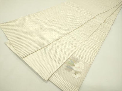 平和屋着物＊夏物 太鼓柄袋帯 絽綴れ 枝花文 金銀糸 正絹 逸品 CABH5674rv