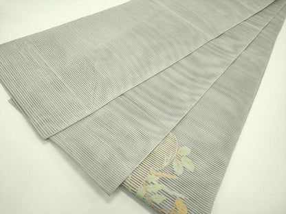 平和屋着物＊夏物 太鼓柄袋帯 絽綴れ 女郎花 金銀糸 正絹 逸品 CABH5679rv