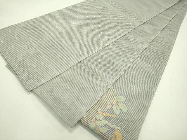 平和屋着物＊夏物 太鼓柄袋帯 絽綴れ 女郎花 金銀糸 正絹 逸品 CABH5679rv