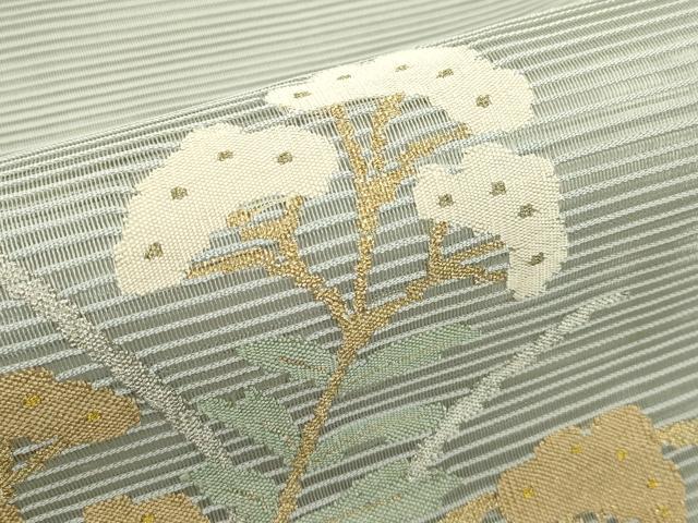 平和屋着物＊夏物 太鼓柄袋帯 絽綴れ 女郎花 金銀糸 正絹 逸品 CABH5679rv
