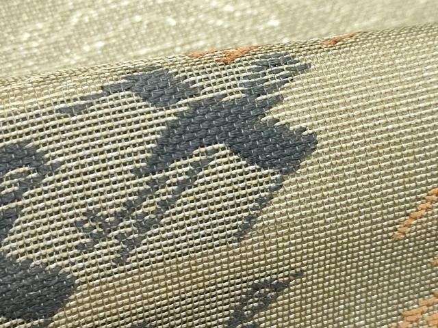 平和屋着物＊夏物　アンティーク　大正ロマン　九寸名古屋帯　飛蝶文　金銀糸　正絹　逸品　CABH5690rv