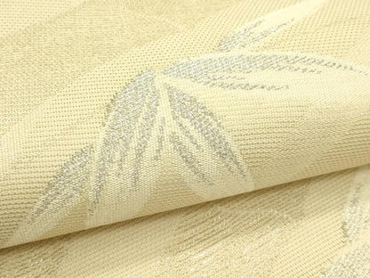 平和屋着物＊夏物 六通柄袋帯 笹竹文 銀糸 正絹 逸品 CABH5699rv