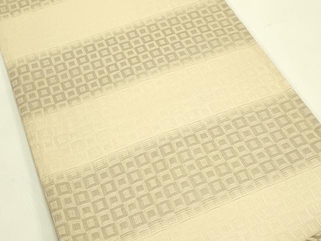 平和屋着物▽両面　全通柄袋帯　スリーシーズン　春夏秋　源氏香　正絹　逸品　CABH5700rv