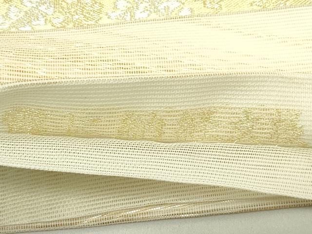平和屋着物＊夏物　六通柄袋帯　霞に納経文様　金銀糸　正絹　逸品　CABH5717rv