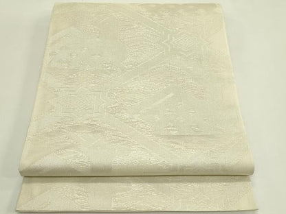 平和屋着物＊夏物 六通柄袋帯 有栖川文様 銀糸 正絹 逸品 CABH5720rv