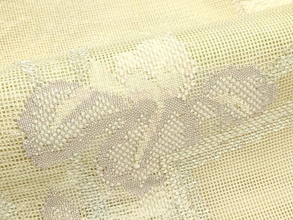 平和屋着物＊夏物 六通柄袋帯 色紙重ね秋草文 金銀糸 正絹 逸品 未使用 CABH5725rv