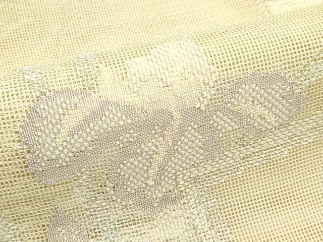 平和屋着物＊夏物 六通柄袋帯 色紙重ね秋草文 金銀糸 正絹 逸品 未使用 CABH5725rv