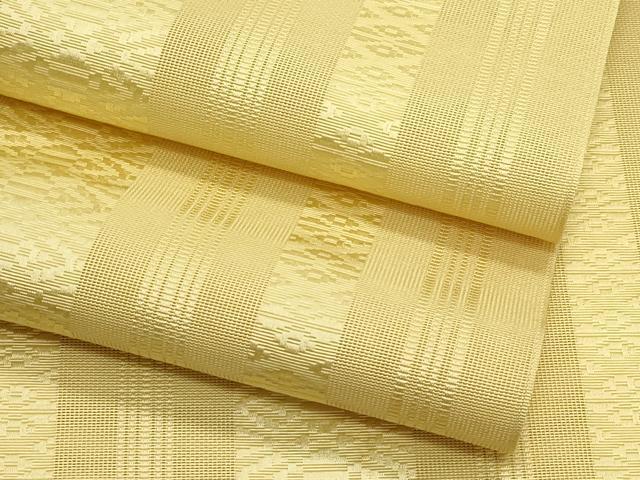 平和屋着物＊夏物　本場筑前博多織　八寸名古屋帯　紗献上　榛色　正絹　逸品　CABH5731rv