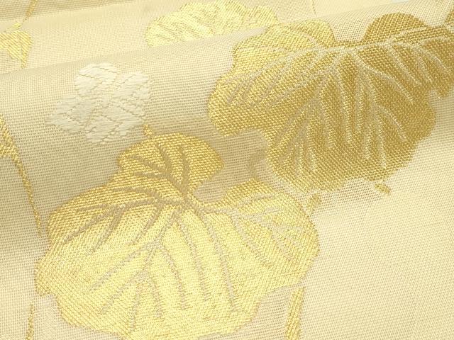 平和屋着物＊夏物 六通柄 本袋帯 瓢箪 金糸 正絹 逸品 CABH5752rv