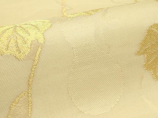 平和屋着物＊夏物 六通柄 本袋帯 瓢箪 金糸 正絹 逸品 CABH5752rv
