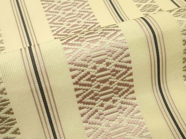 平和屋着物＊夏物　本場筑前博多織　八寸名古屋帯　紗献上　正絹　逸品　CABH5758rv