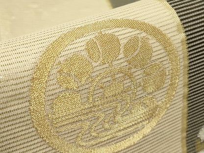 平和屋着物＊夏物 六通柄袋帯 玉すだれ 吉祥文 金銀糸 正絹 逸品 CABH5782rv