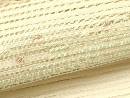 平和屋着物＊夏物　八寸名古屋帯　絽綴れ　横段文　正絹　逸品　CABH5793rv
