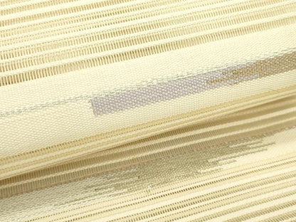 平和屋着物＊夏物　八寸名古屋帯　絽綴れ　霞文　金銀糸　正絹　逸品　未使用　CABH5796rv