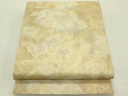 平和屋着物＊夏物 六通柄袋帯 秋草文 金銀糸 正絹 逸品 CABH5810rv