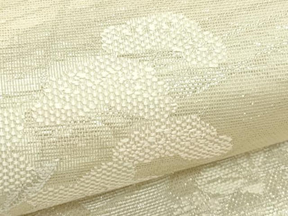 平和屋着物＊夏物 六通柄袋帯 秋草筏文 銀糸 正絹 逸品 CABH5817rv