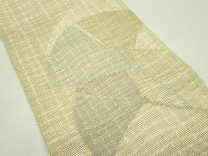平和屋着物＊夏物　八寸名古屋帯　銀杏　正絹　逸品　CABH5823rv