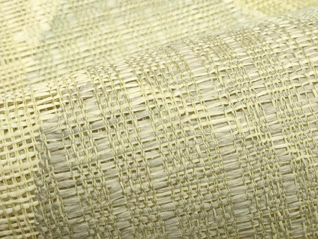 平和屋着物＊夏物　八寸名古屋帯　銀杏　正絹　逸品　CABH5823rv