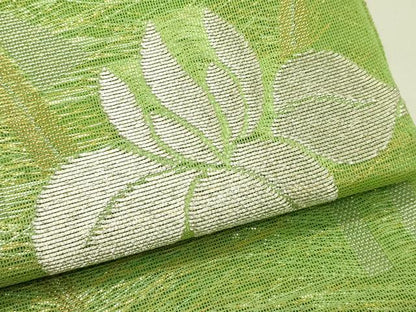 平和屋着物＊夏物 全通柄 本袋帯 杜若 金銀糸 正絹 逸品 未使用 CABH5845rv