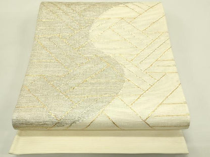 平和屋着物＊夏物 太鼓柄袋帯 網目文様 正絹 逸品 CABH5846rv