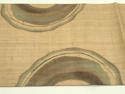 平和屋着物＊夏物 六通柄袋帯 抽象文 金彩 正絹 逸品 未使用 CABH5848rv