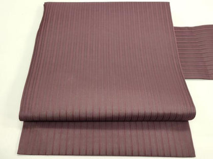 平和屋着物＊夏物　九寸名古屋帯　間道　正絹　逸品　未使用　CABH5856rv