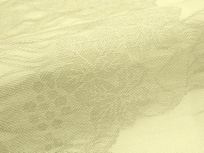 平和屋着物＊夏物　九寸名古屋帯　葡萄蔦の葉文　銀糸　正絹　逸品　未使用　CABH5857rv