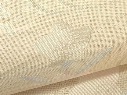 平和屋着物＊夏物　六通柄袋帯　流水桔梗文　銀糸　正絹　逸品　未使用　CABH5867rv