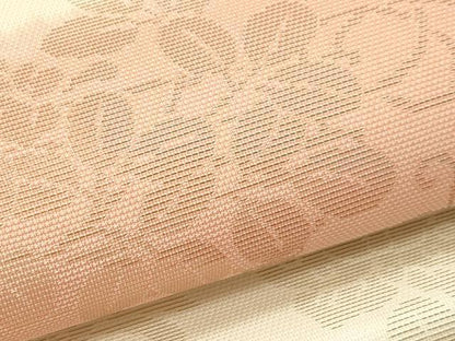 平和屋着物＊夏物　六通柄袋帯　舞蝶花筏文　金銀糸　正絹　逸品　CABH5873rv