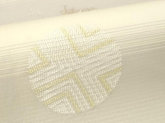 平和屋着物＊夏物　六通柄袋帯　草花丸文　金銀糸　正絹　逸品　CABH5874rv