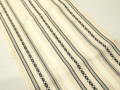 平和屋着物＊夏物　本場筑前博多織　八寸名古屋帯　紗献上　正絹　逸品　CABH5886rv