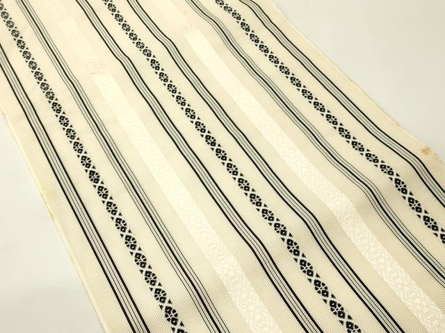平和屋着物＊夏物　本場筑前博多織　八寸名古屋帯　紗献上　正絹　逸品　CABH5886rv
