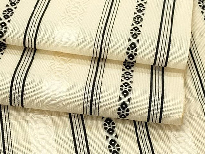 平和屋着物＊夏物　本場筑前博多織　八寸名古屋帯　紗献上　正絹　逸品　CABH5886rv