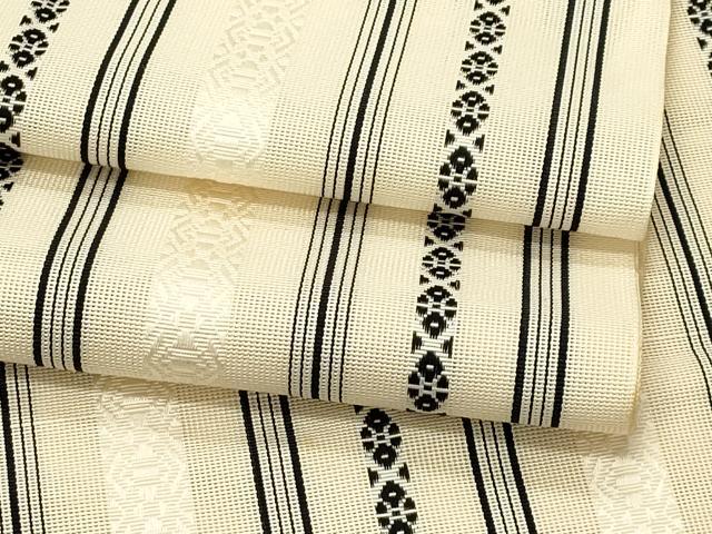 平和屋着物＊夏物　本場筑前博多織　八寸名古屋帯　紗献上　正絹　逸品　CABH5886rv