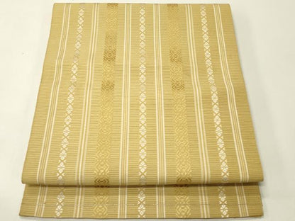 平和屋着物＊夏物　本場筑前博多織　八寸名古屋帯　献上　正絹　逸品　未使用　CABH5887rv