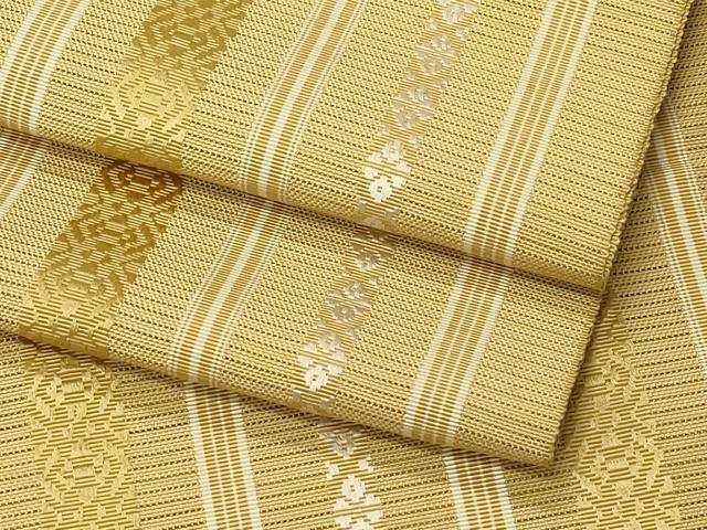 平和屋着物＊夏物　本場筑前博多織　八寸名古屋帯　献上　正絹　逸品　未使用　CABH5887rv