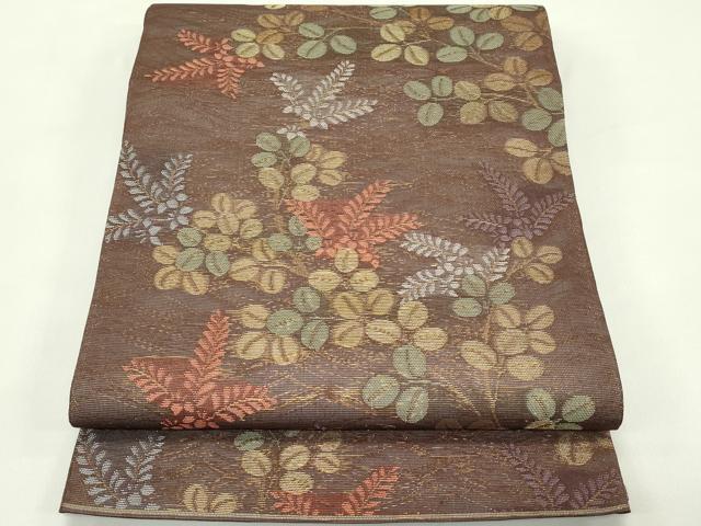 平和屋着物＊夏物　六通柄　本袋帯　萩　金糸　正絹　逸品　未使用　CABH5892rv