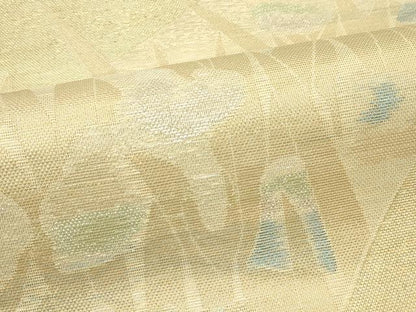 平和屋着物＊夏物　織物一筋名門　織悦　全通柄　本袋帯　草花文　正絹　逸品　未使用　CABH5893rv