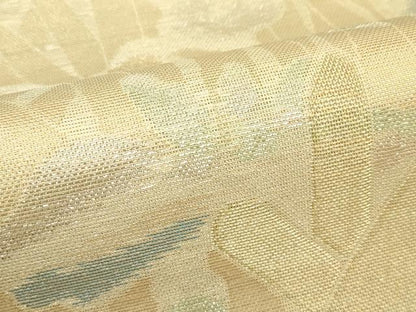 平和屋着物＊夏物　織物一筋名門　織悦　全通柄　本袋帯　草花文　正絹　逸品　未使用　CABH5893rv