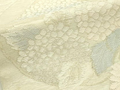 平和屋着物＊夏物　六通柄袋帯　草花丸文　金銀糸　正絹　逸品　CABH5916rv