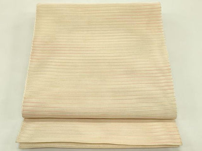 平和屋着物＊夏物　八寸名古屋帯　絽綴れ　霞文　正絹　逸品　CABH5923rv