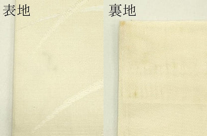 平和屋着物＊夏物　六通柄袋帯　桔梗　銀糸　正絹　逸品　未使用　CABH5928rv