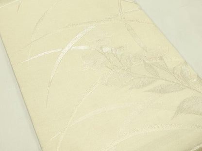 平和屋着物＊夏物　六通柄袋帯　桔梗　銀糸　正絹　逸品　未使用　CABH5928rv