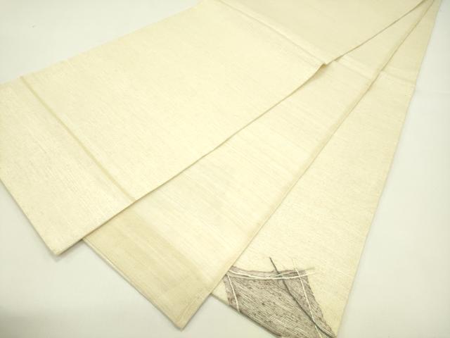 平和屋着物＊夏物　太鼓柄袋帯　菱文様　正絹　逸品　CABH5935rv