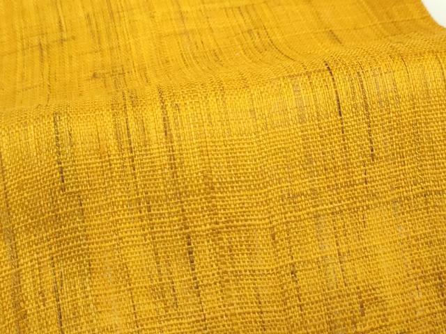 平和屋着物＊夏物　半幅帯　霞文　麻　逸品　CABH5946rv