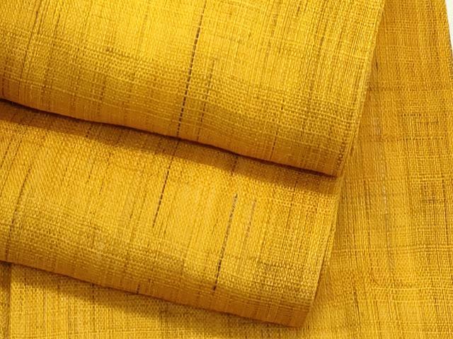 平和屋着物＊夏物　半幅帯　霞文　麻　逸品　CABH5946rv