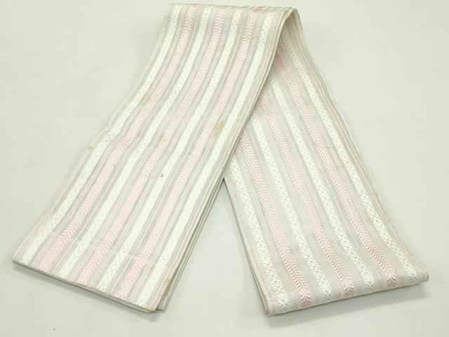 平和屋着物＊夏物　博多織　半幅帯　紗献上　CABH5947rv