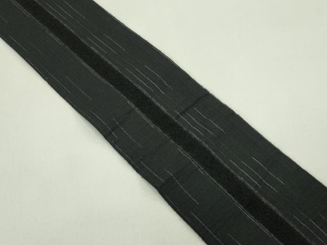 平和屋着物＊夏物　男性　角帯　しじら織　変わり縞　綿　逸品　CABH5950rv