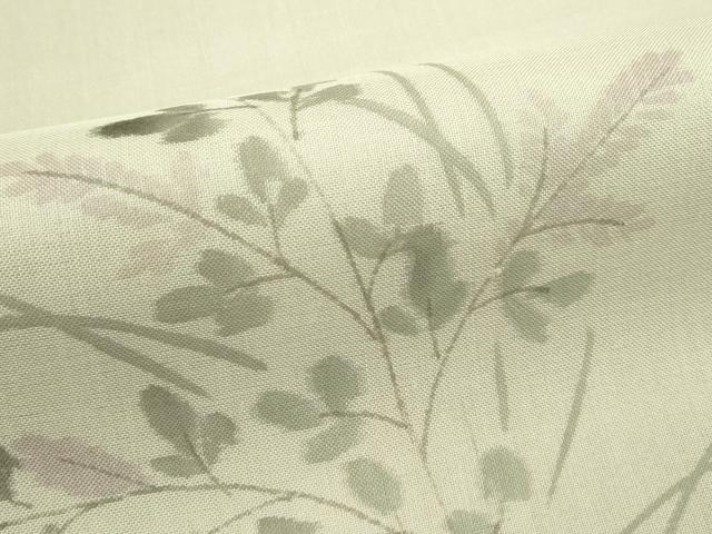 平和屋着物＊夏物　九寸名古屋帯　作家物　手描き　萩　正絹　逸品　未使用　CABH5956rv